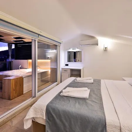 Outstanding With Private Pool, Jacuzzi And Sea View In Kalkan, *