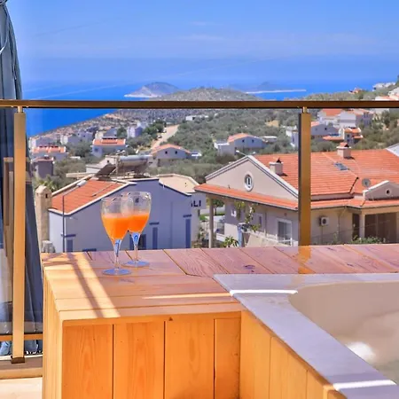 Villa Outstanding With Private Pool, Jacuzzi And Sea View In Kalkan, Kaş