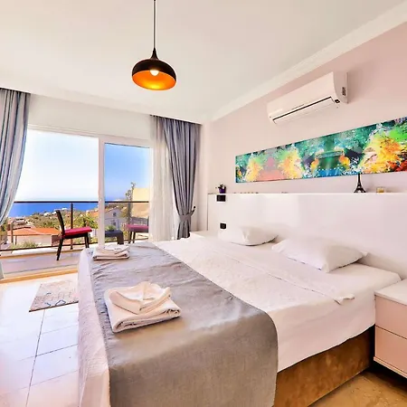 Outstanding With Private Pool, Jacuzzi And Sea View In Kalkan, * Kaş