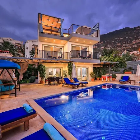 Outstanding With Private Pool, Jacuzzi And Sea View In Kalkan, *