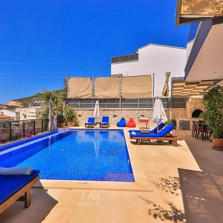 Outstanding With Private Pool, Jacuzzi And Sea View In Kalkan, 빌라